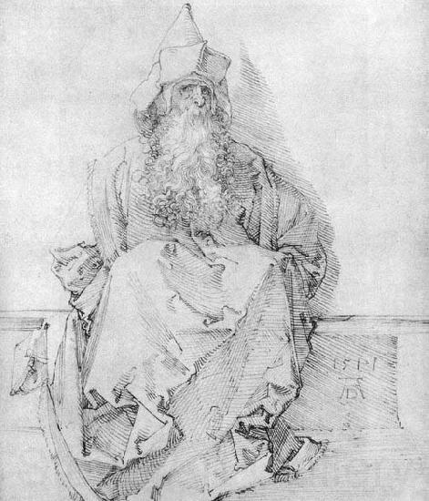 Albrecht Durer Seated Prophet Norge oil painting art